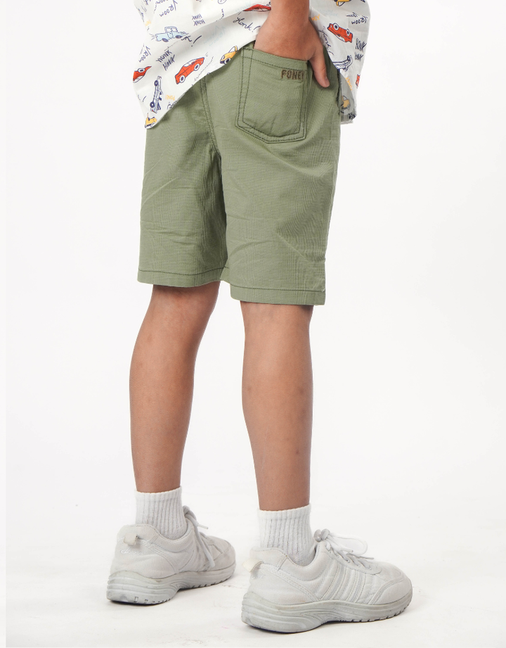 Basic Green Easy Short Pants