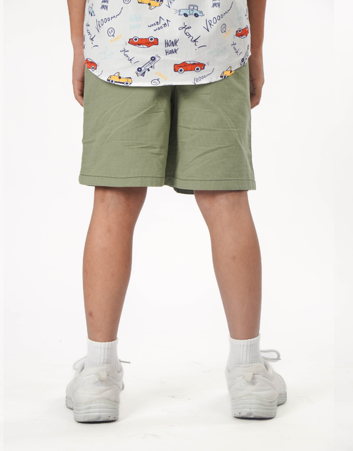 Basic Green Easy Short Pants
