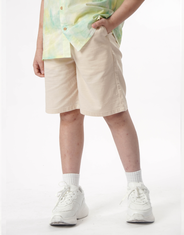 Basic Khaki Easy Short Pants