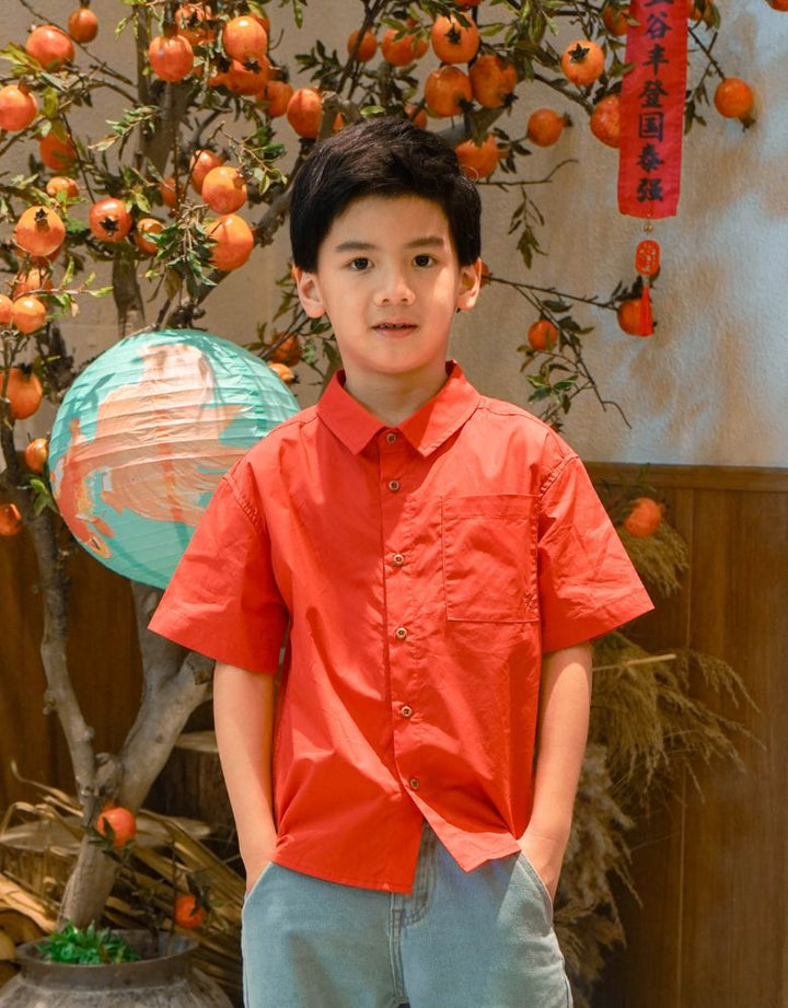 Litte Prosper Loose Fit Short Sleeve Shirt