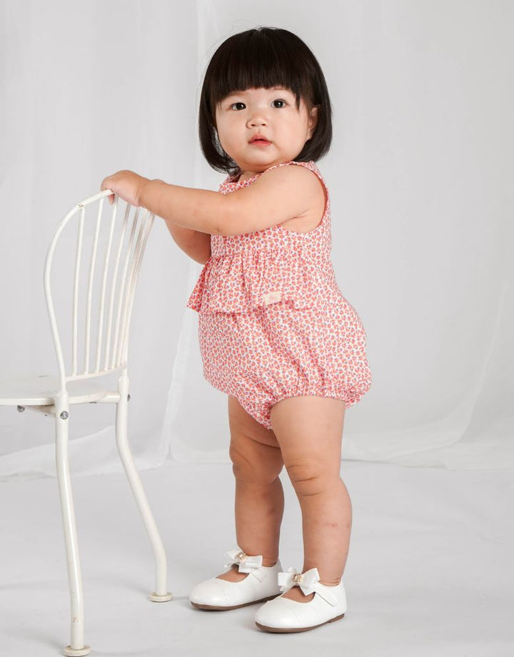 Floral Print Sleeveless Bodysuit