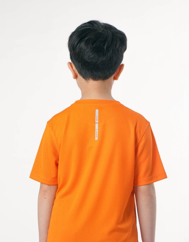 Sportswear Orange Regular Fit Short Sleeve Top