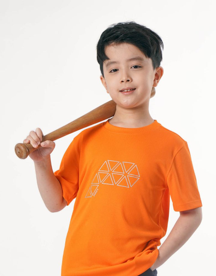 Sportswear Orange Regular Fit Short Sleeve Top