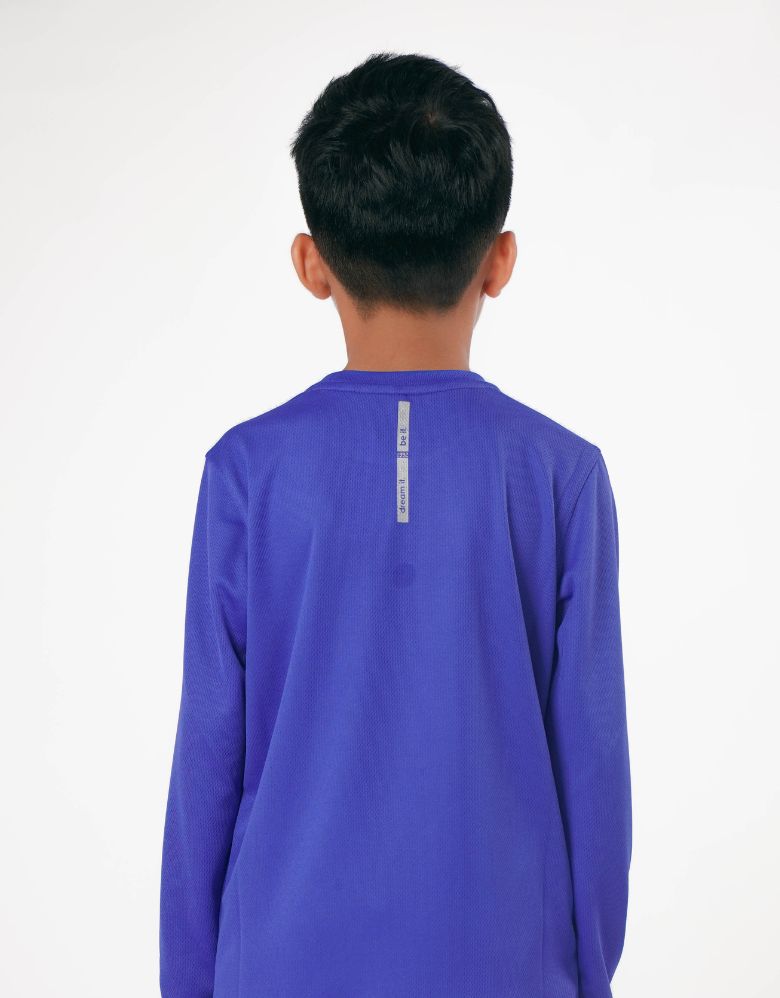 Sportswear Boys Purple Regular Fit Long Sleeve Top