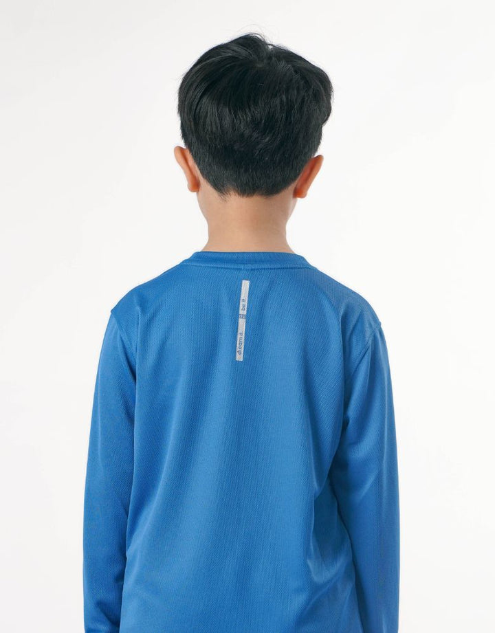 Sportswear Boys Blue Regular Fit Long Sleeve Top