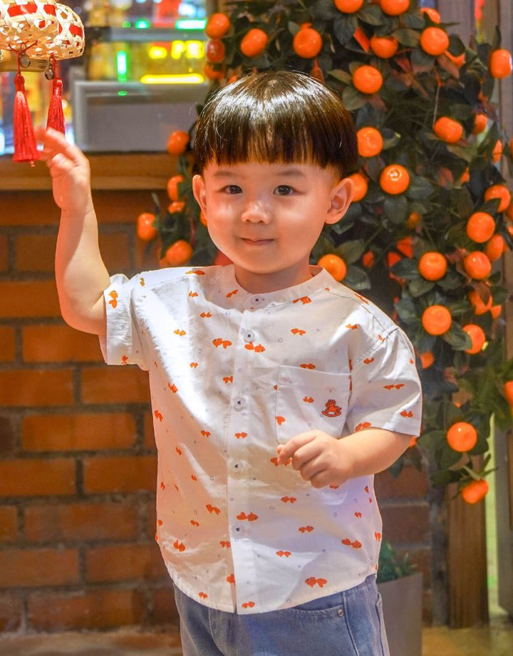 Golden Swish Loose Fit Short Sleeve Shirt