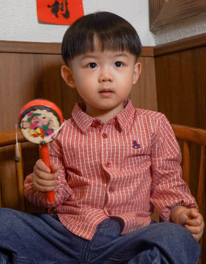 Gingham Giggles Long Sleeve Shirt