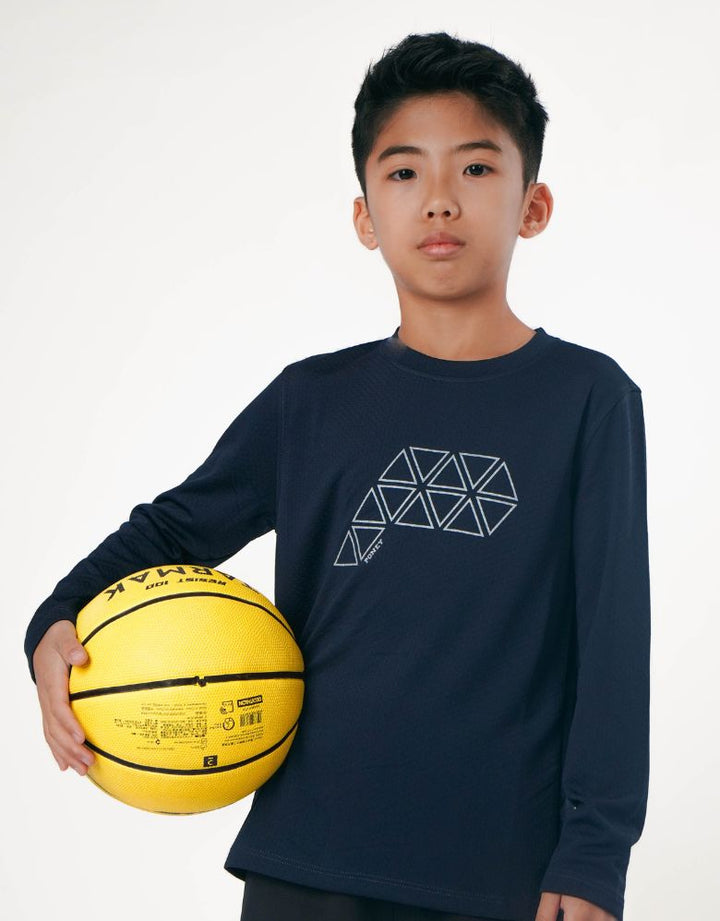 Sportswear Boys Navy Regular Fit Long Sleeve Top