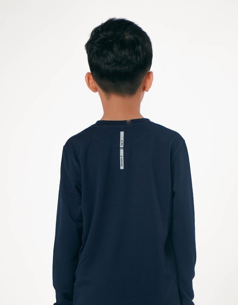 Sportswear Boys Navy Regular Fit Long Sleeve Top