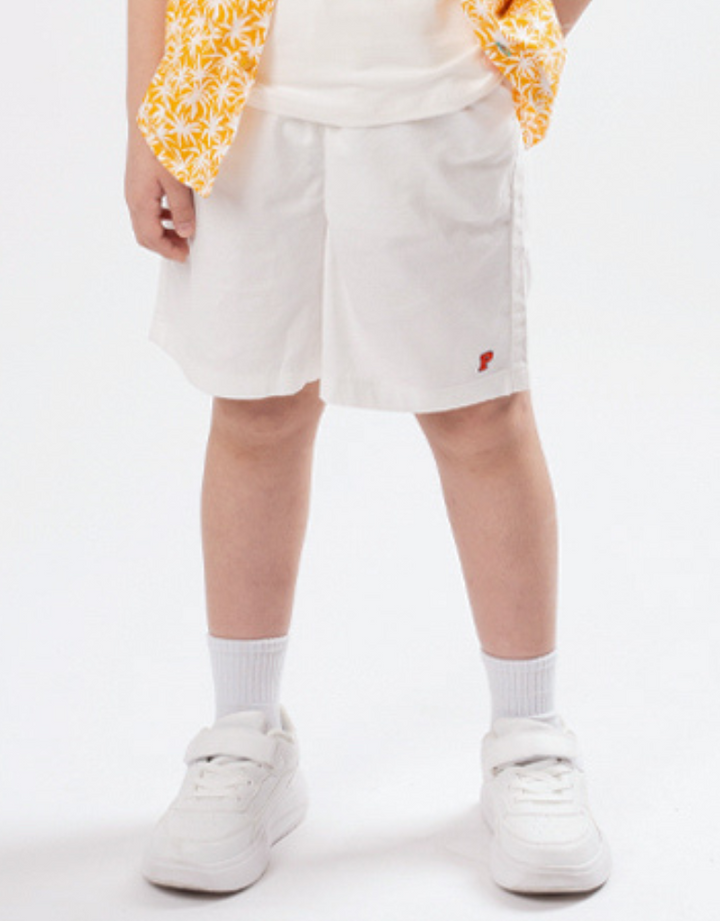 Poney Boys Edward White Woven Bermuda