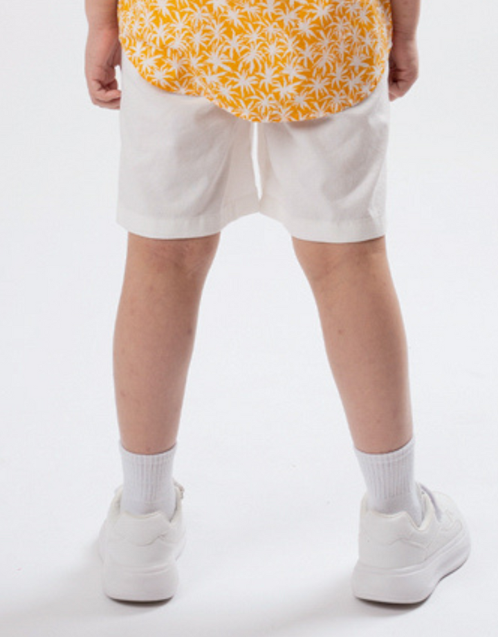 Poney Boys Edward White Woven Bermuda