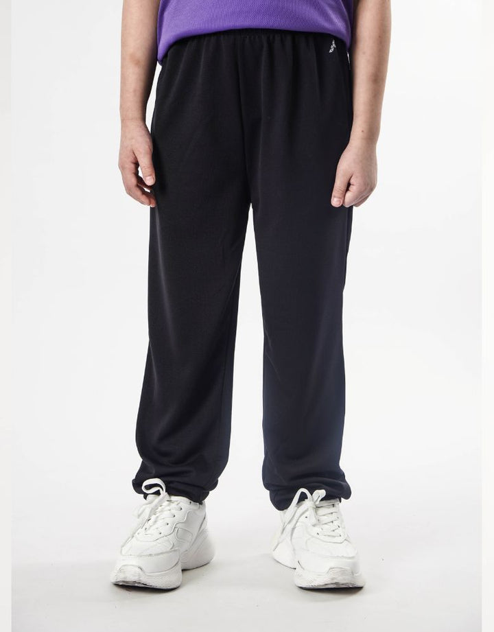 Sportswear Black Regular Fit Elasticated Waist Long Pants