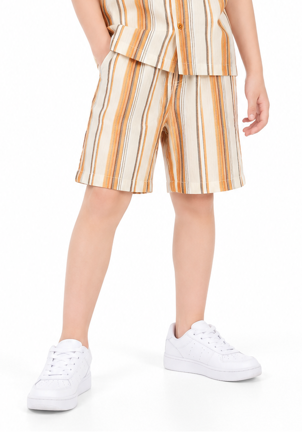 Poney Sunset Stripe Easy Short Pants