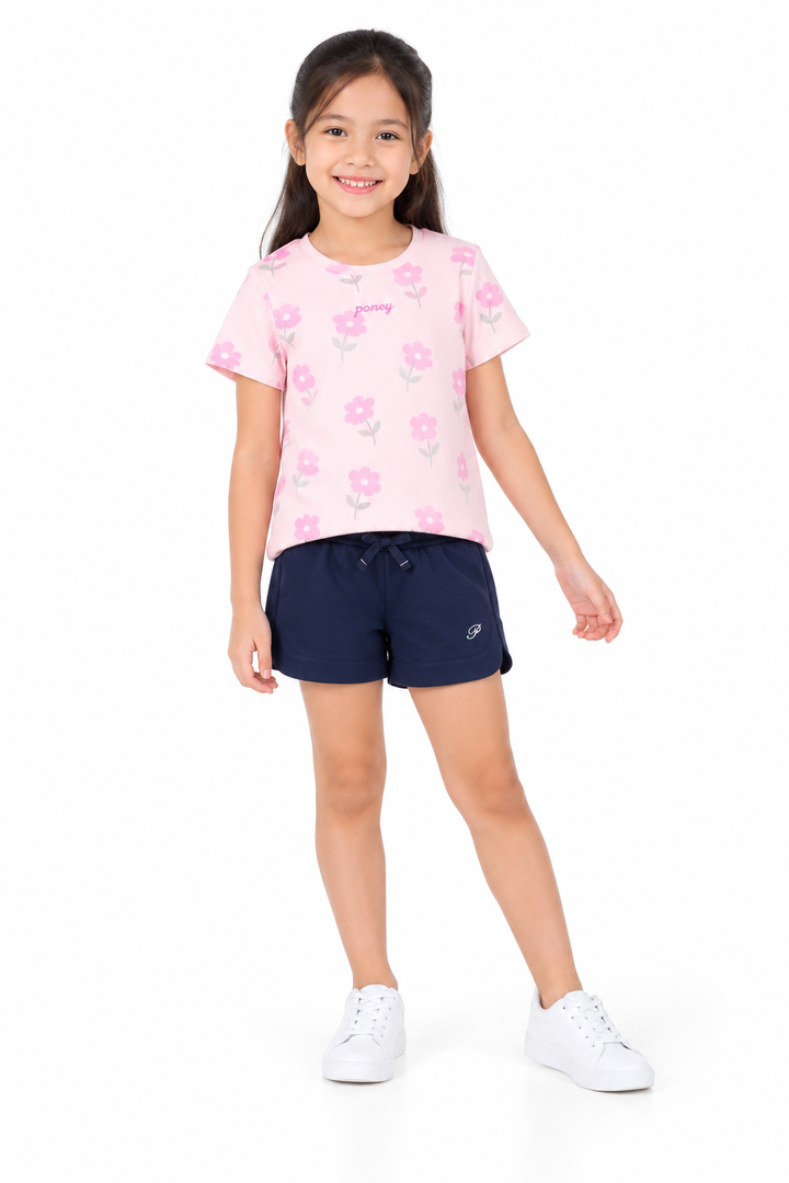 Poney Floral Breeze Short Sleeve Tee