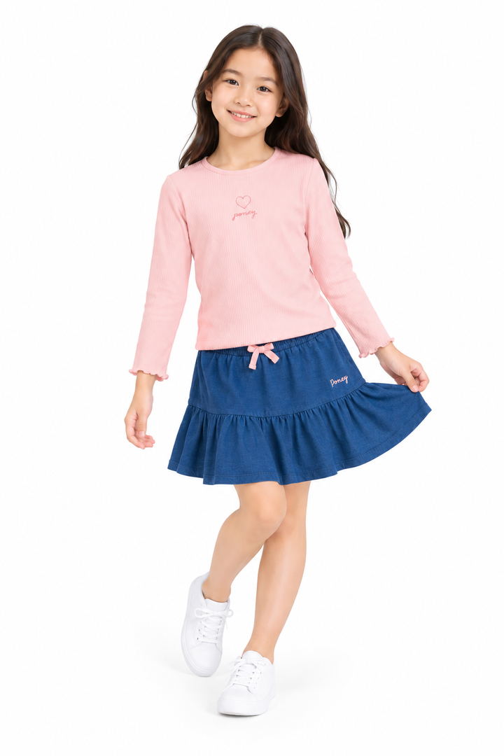 Crystal Pink Long Sleeve Tee