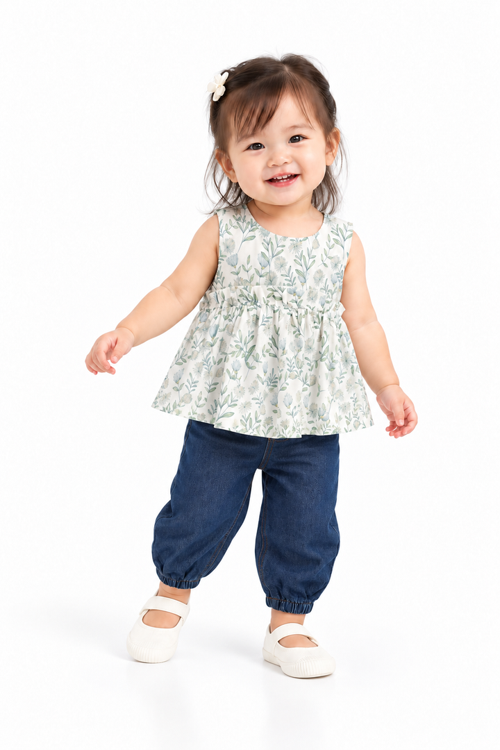 Garden Heirloom Sleeveless Blouse (2250716WB)