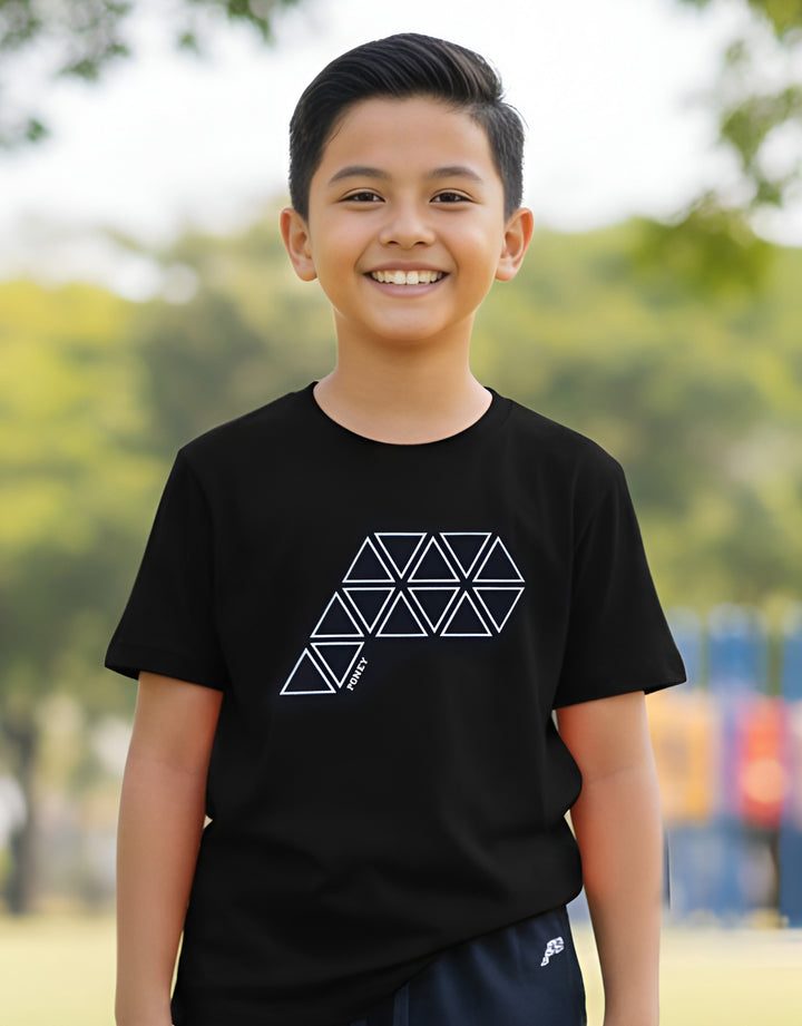 Sportswear Black Regular Fit Short Sleeve Top