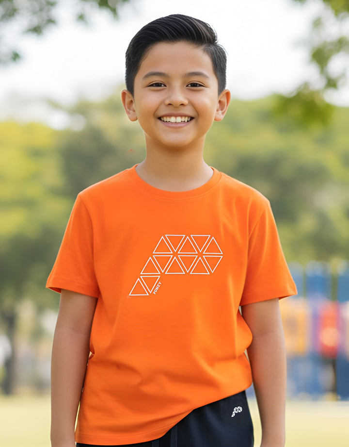 Sportswear Orange Regular Fit Short Sleeve Top