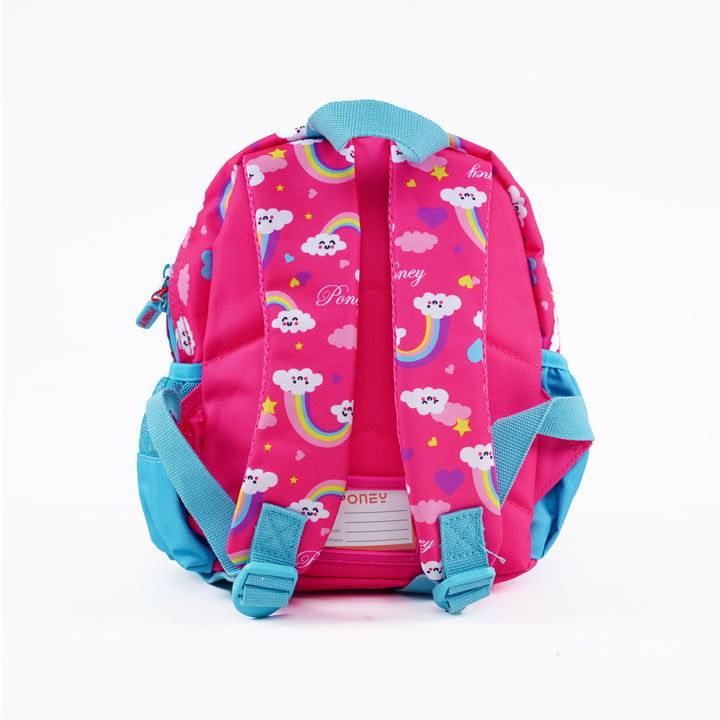 Poney Girls Pink Rainbow Clouds 10" Backpack TG053