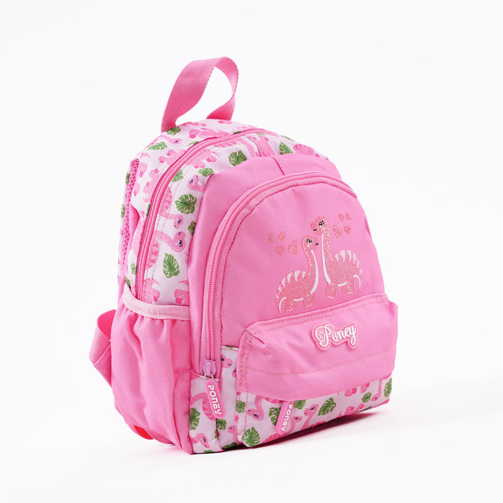 Poney Girls Light Pink Dinosaur 10" Backpack TG059