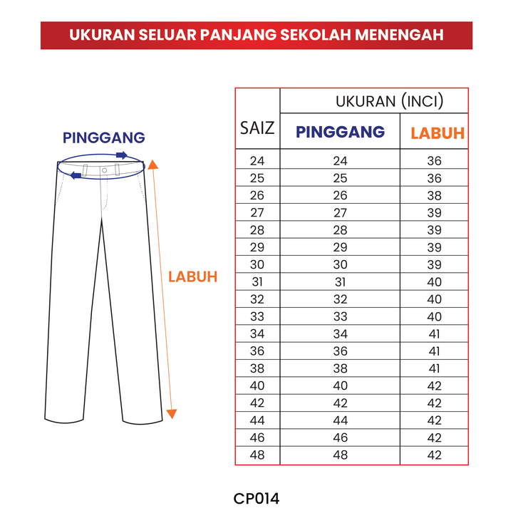 Canggih Boys Green School Long Pants Secondary School