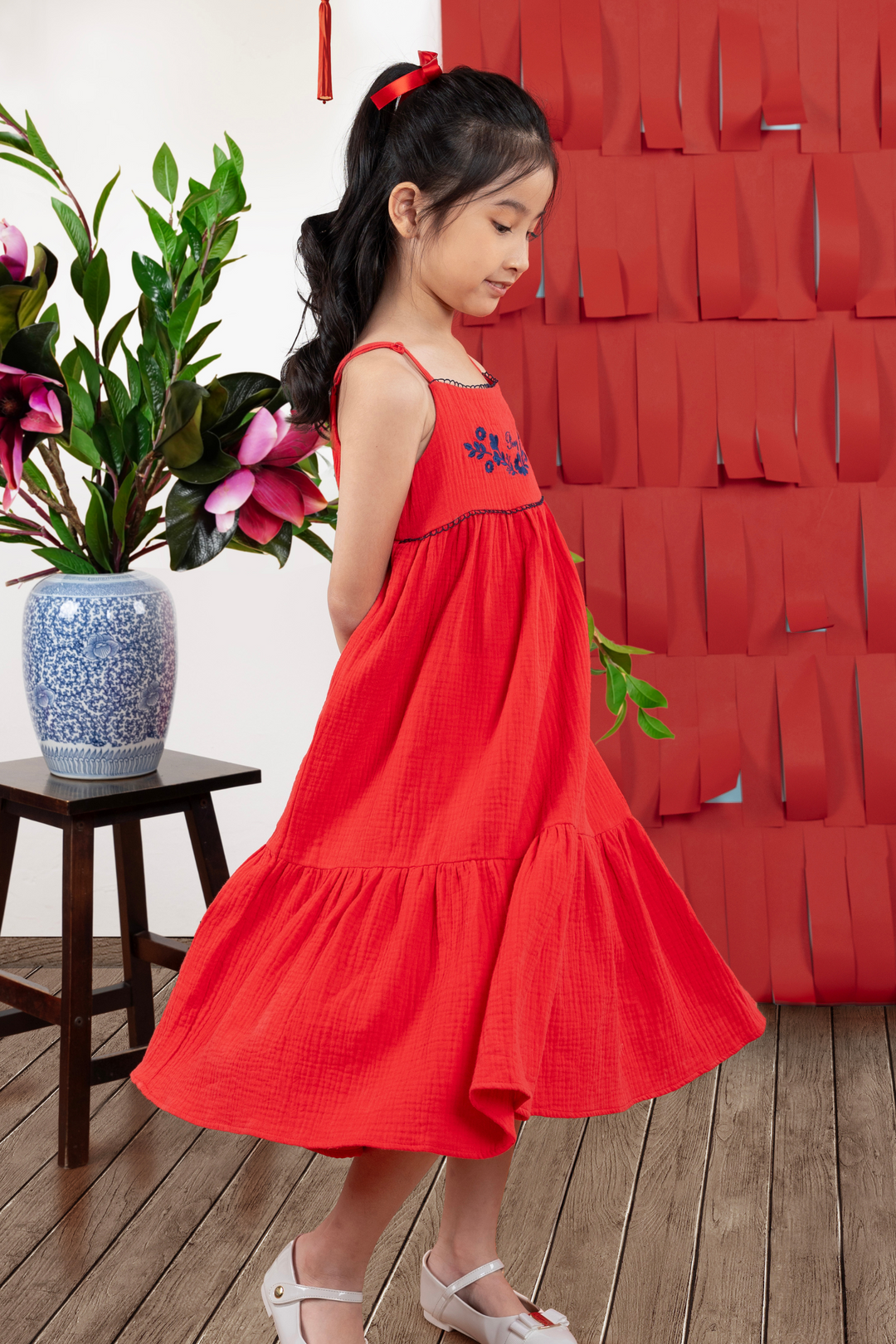 Poppy Tiered Sleeveless Dress