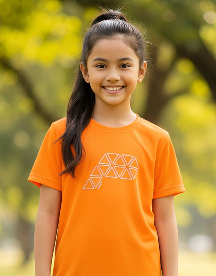 Yellow Round Neck Short Sleeve Top