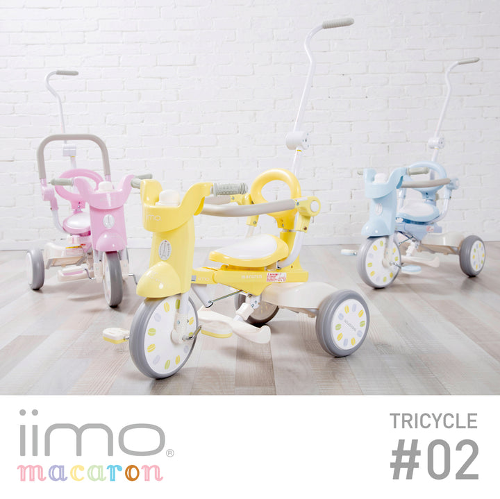 iimo #02 Pink 3in1 Macaron Foldable Tricycle for Kids IMT-6219