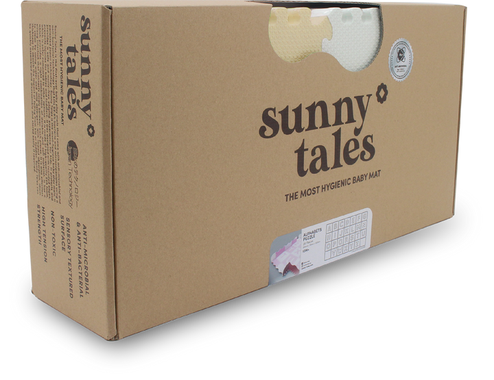 Sunny Tales : Alphabets Antibacterial Puzzle (Yellow/White)