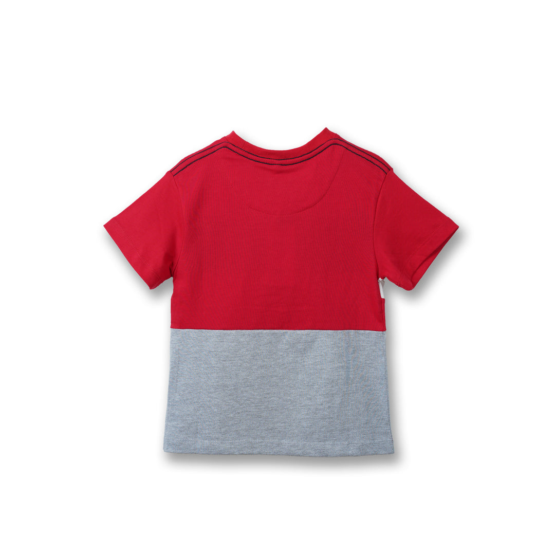Poney Boys Colour Blocking Over-sized Short Sleeve Tee
