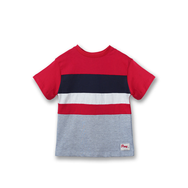 Poney Boys Colour Blocking Over-sized Short Sleeve Tee