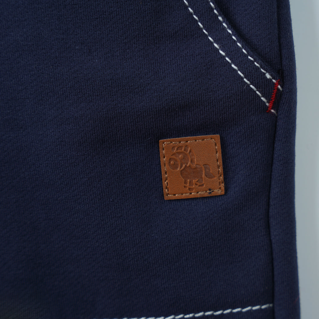 Poney Boys Contrast Stitch Colour Bermuda