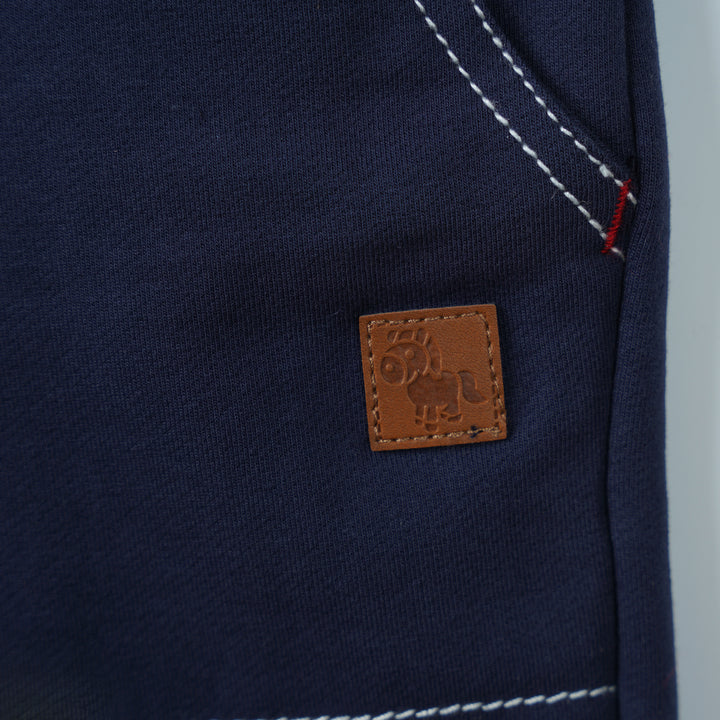 Poney Boys Contrast Stitch Colour Bermuda