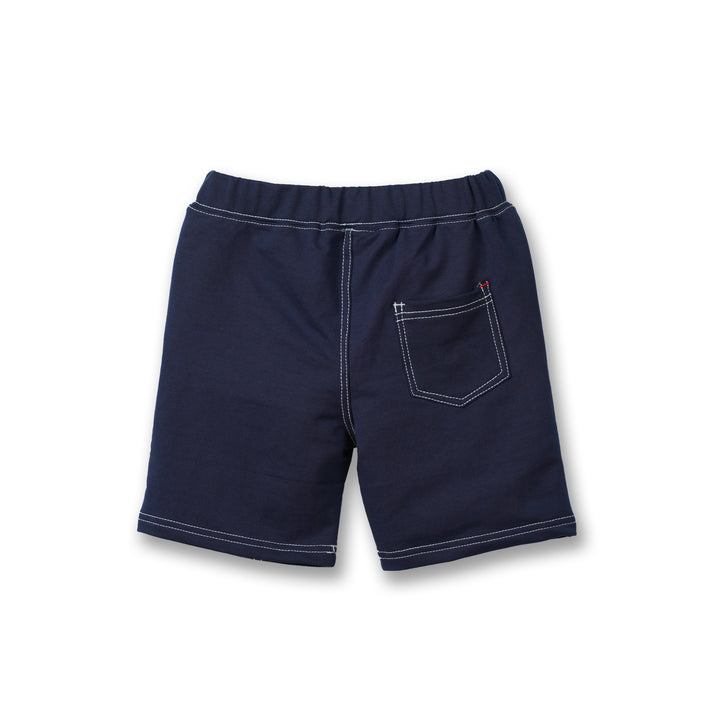 Poney Boys Contrast Stitch Colour Bermuda