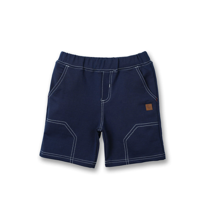 Poney Boys Contrast Stitch Colour Bermuda