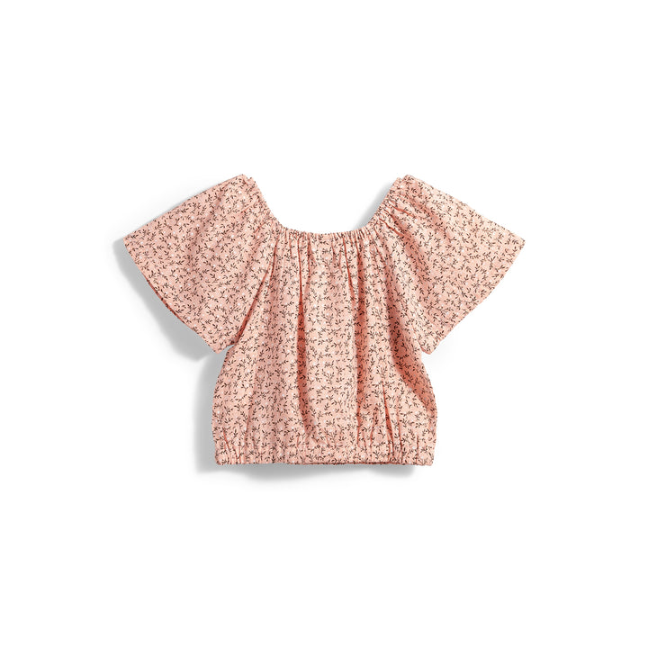 Poney Girls Short Sleeves Printed Blouse