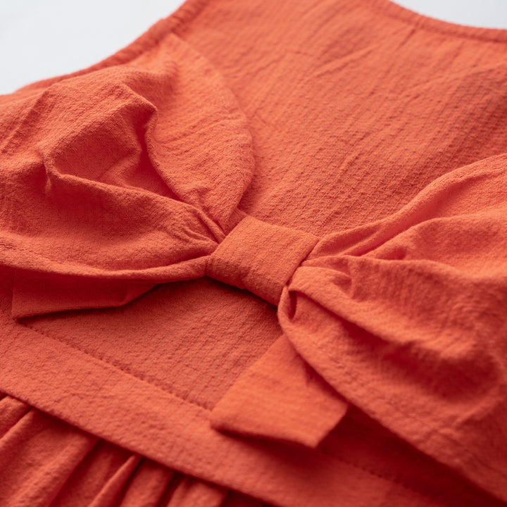 Poney Girls Dress with Ribbon