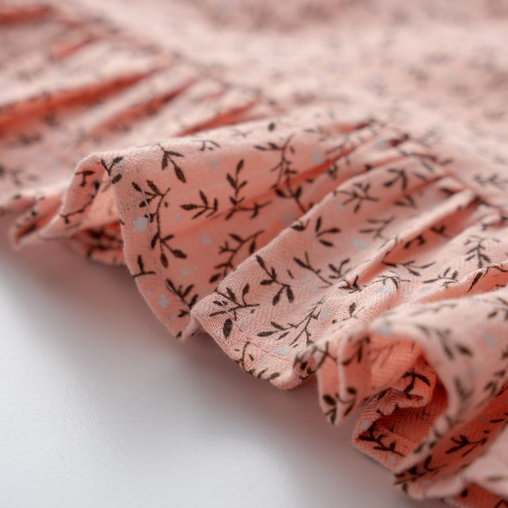 Poney Girls Pink Floral Printed Dress