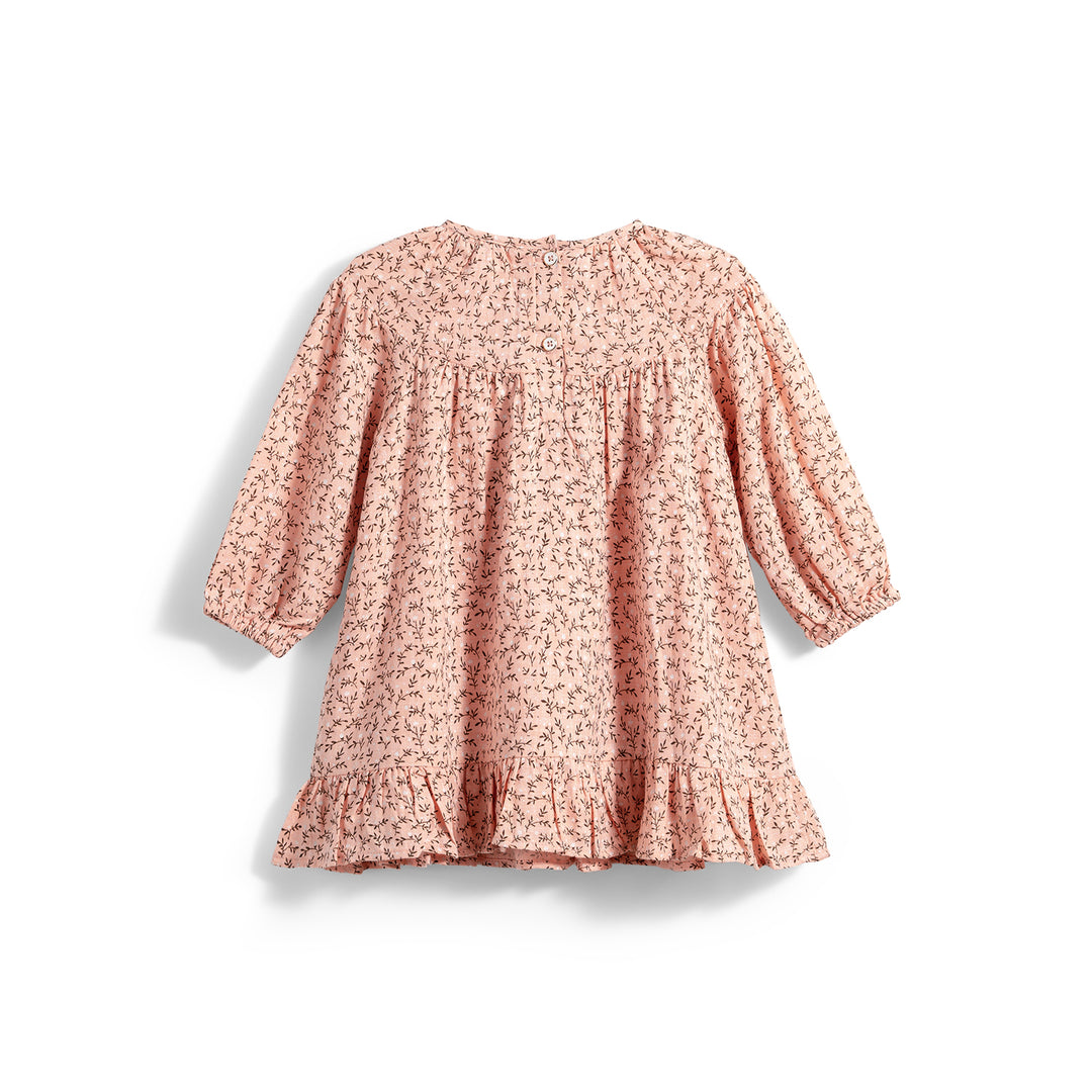 Poney Girls Pink Floral Printed Dress
