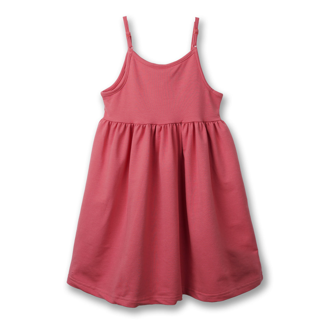 Poney Girls Spaghetti Dress with Lace Trims