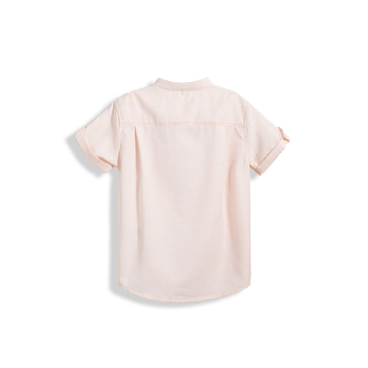 Poney Boys Henley Collar Short Sleeve Shirt