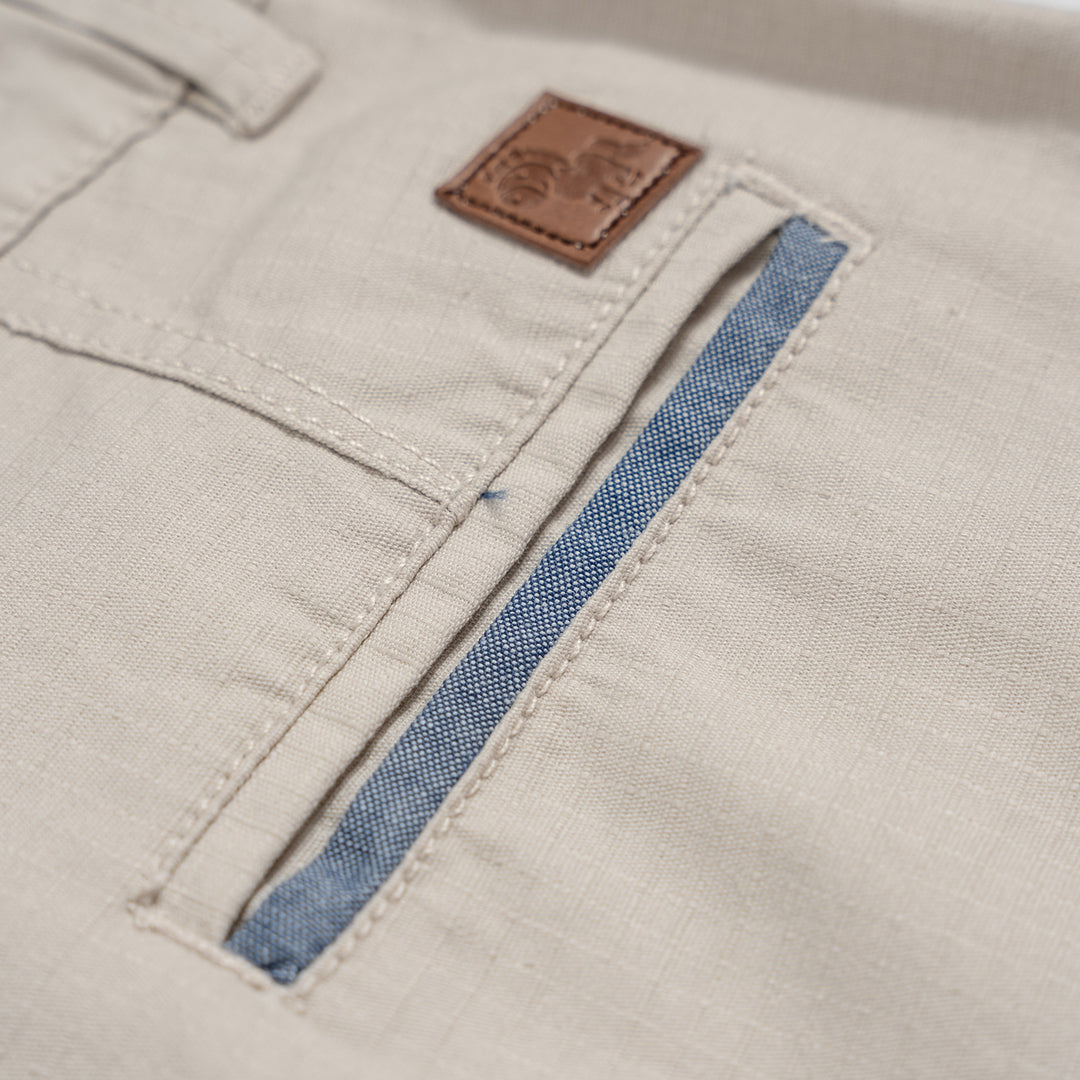 Poney Boys Khaki Elastic Waistband Bermuda