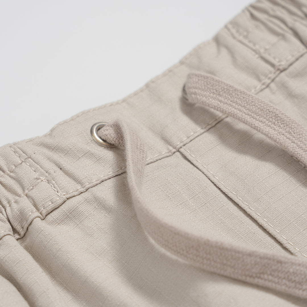 Poney Boys Khaki Elastic Waistband Bermuda
