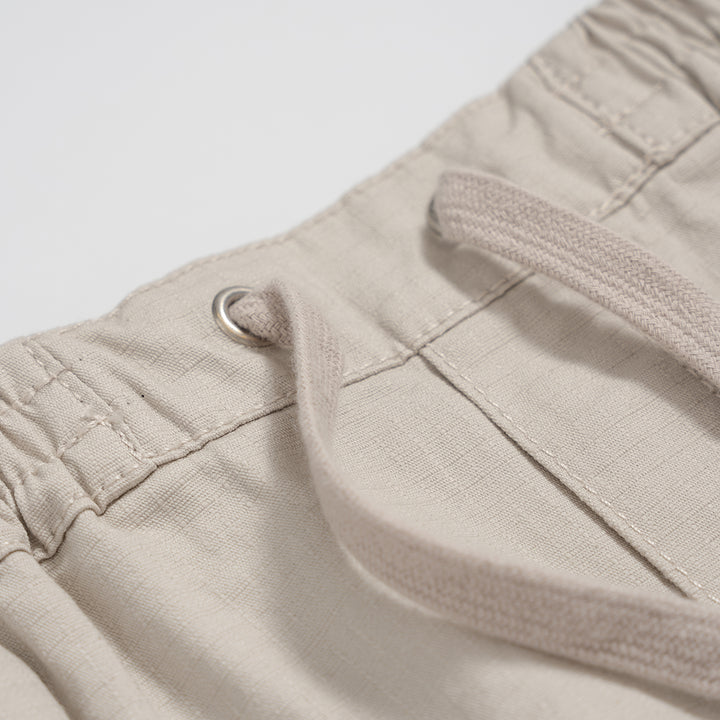Poney Boys Khaki Elastic Waistband Bermuda