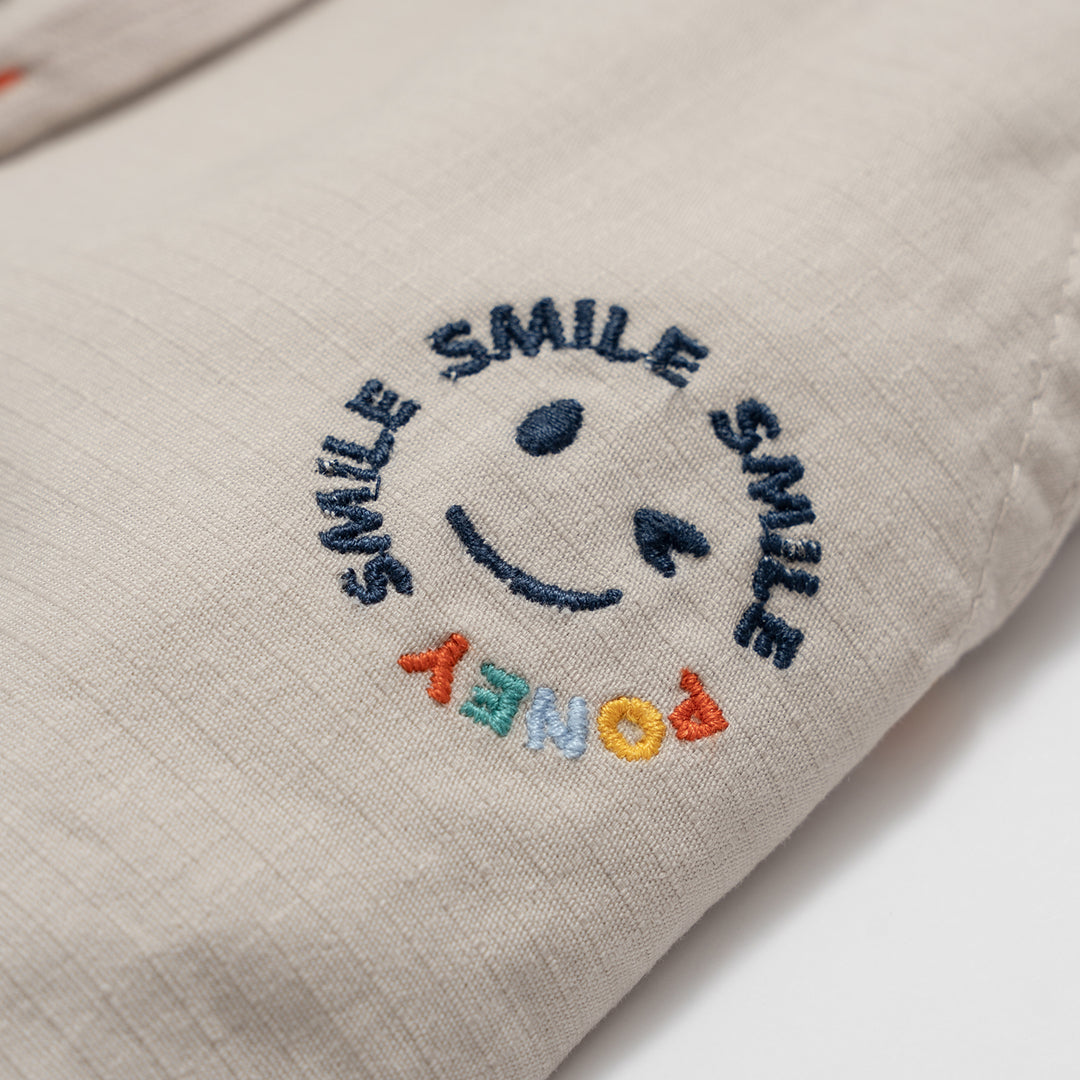 Poney Boys Khaki Elastic Waistband Bermuda