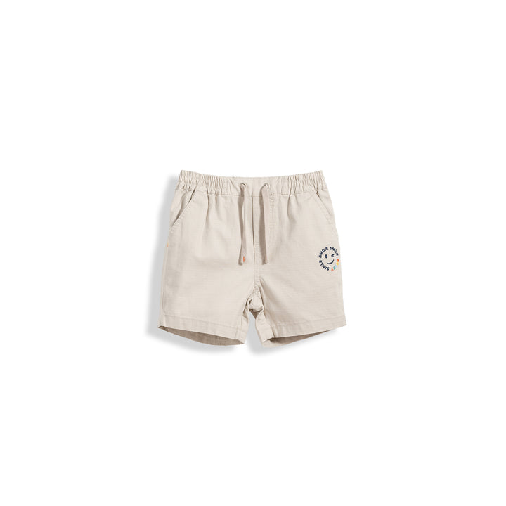 Poney Boys Khaki Elastic Waistband Bermuda