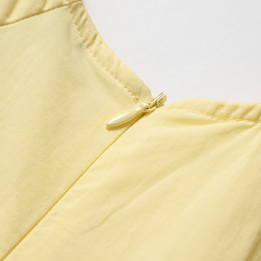Poney Girl Dress with Gather Details