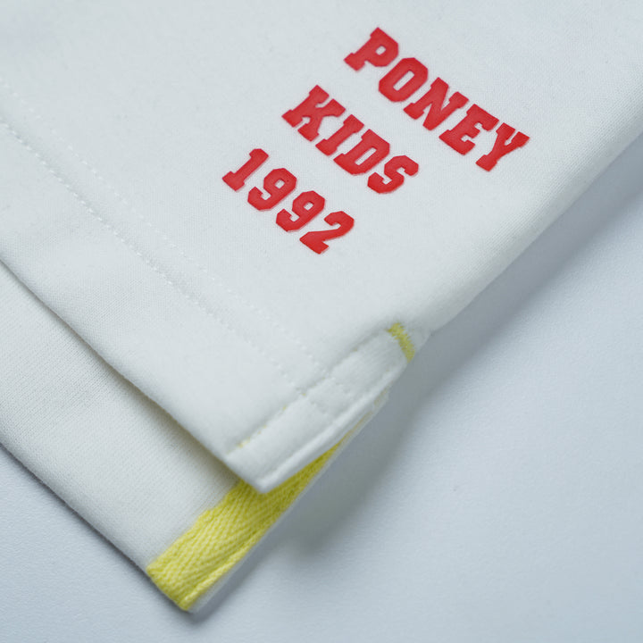 Poney Boys White Blocking Colour Oversized Tee