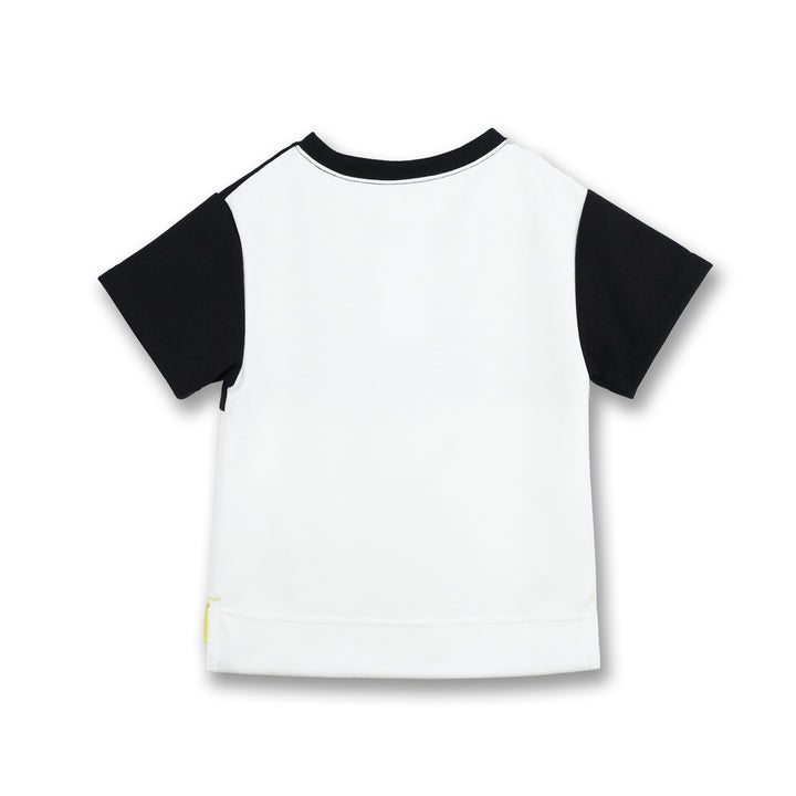 Poney Boys White Blocking Colour Oversized Tee