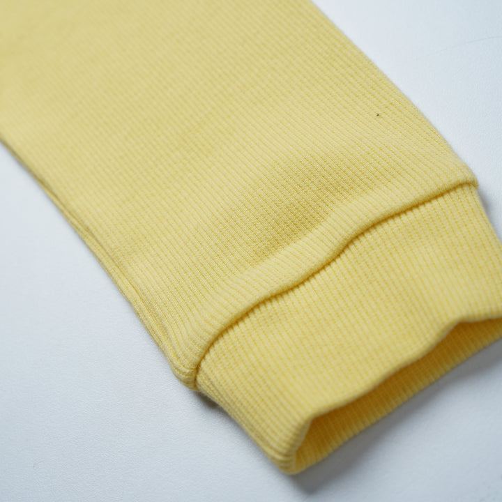 Poney Girls Yellow 2-piece Hoodie & Shorts Set
